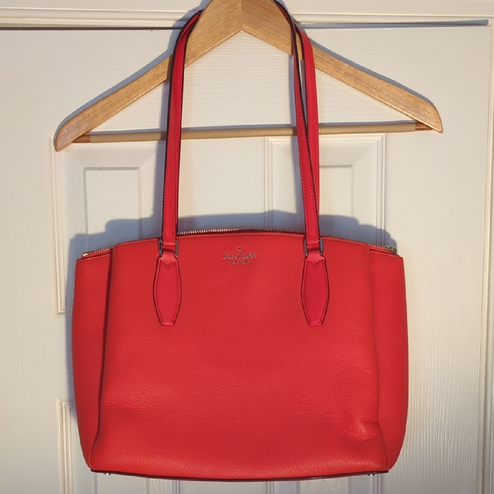 Kate Spade Vibrant Coral Tote Bag